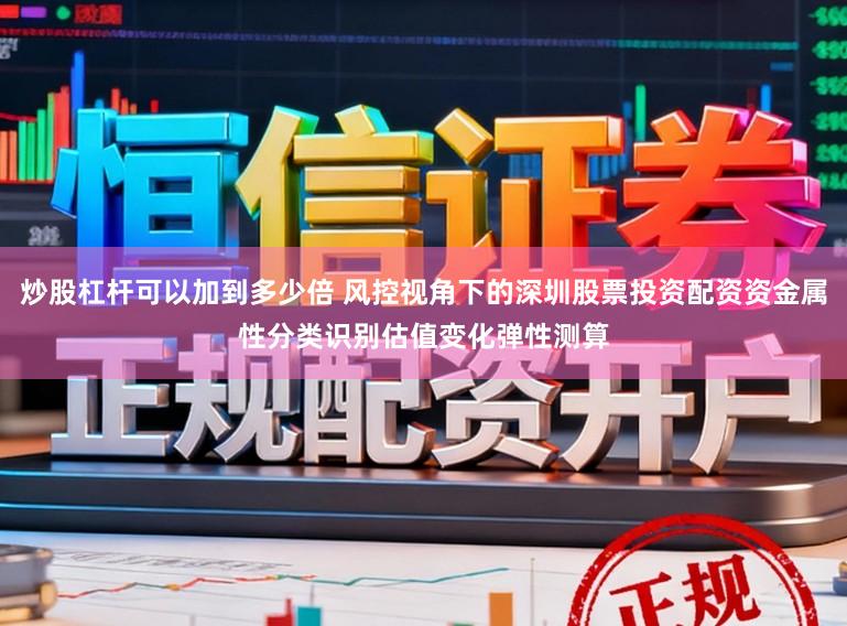 炒股杠杆可以加到多少倍 风控视角下的深圳股票投资配资资金属性分类识别估值变化弹性测算