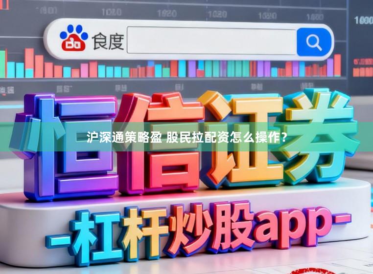 沪深通策略盈 股民拉配资怎么操作?