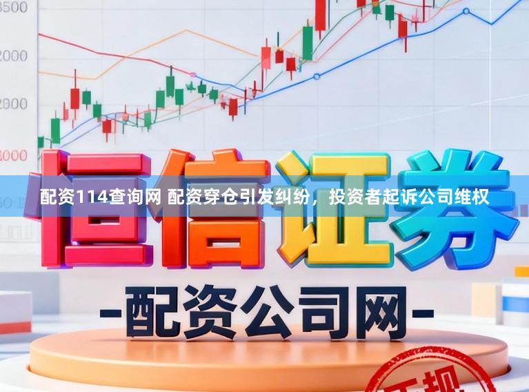 配资114查询网 配资穿仓引发纠纷，投资者起诉公司维权